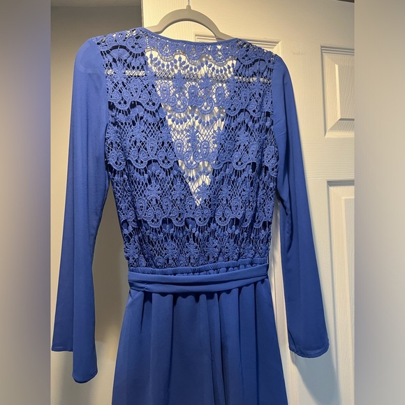Altard state blue lace romper - Picture 2 of 2
